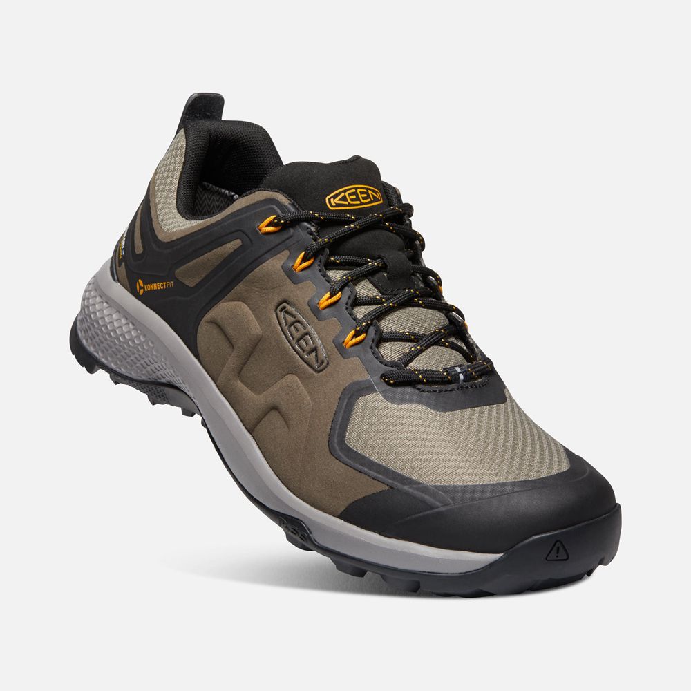 Keen Wandelschoenen Heren Bruin/Zwart - Explore Waterproof - 76234-NXZL